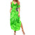 Irish Skull Summer Maxi Dress Shamrock And Roll - Wonder Print Shop