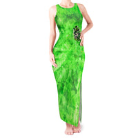 Irish Skull Tank Maxi Dress Shamrock And Roll - Wonder Print Shop