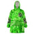 Irish Skull Wearable Blanket Hoodie Shamrock And Roll - Wonder Print Shop