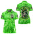 Irish Skull Women Polo Shirt Shamrock And Roll - Wonder Print Shop