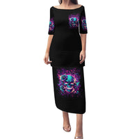 Rose Skull Family Matching Puletasi and Hawaiian Shirt The Good Girl In Me Got Tired Of The Bullshit So The Bitch In Me Came Out To Play - Wonder Print Shop