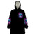Rose Skull Wearable Blanket Hoodie The Good Girl In Me Got Tired Of The Bullshit So The Bitch In Me Came Out To Play - Wonder Print Shop