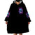 Rose Skull Wearable Blanket Hoodie The Good Girl In Me Got Tired Of The Bullshit So The Bitch In Me Came Out To Play - Wonder Print Shop