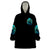 Witch Skull Wearable Blanket Hoodie The Good Girl In Me Got Tired Of The Bullshit So The Bitch In Me Came Out To Play - Wonder Print Shop