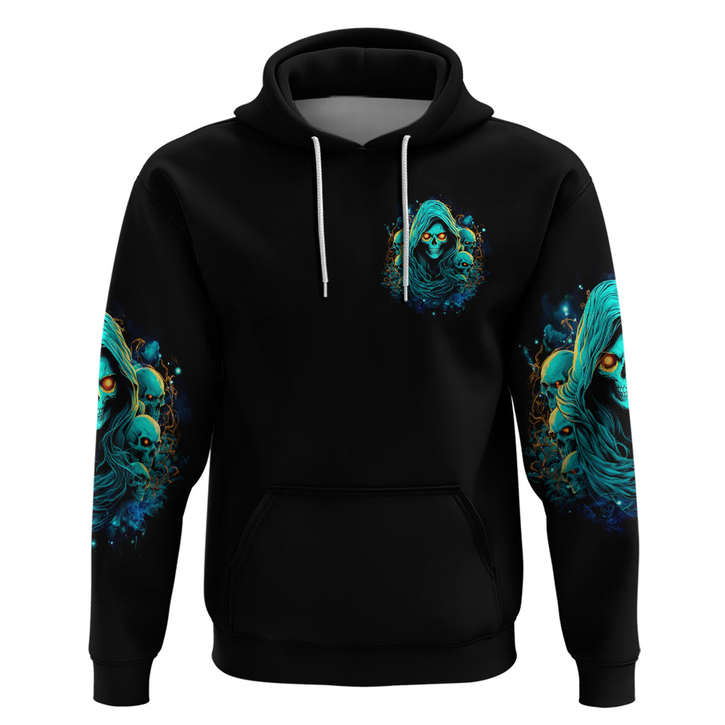 Witch Skull Zip Hoodie The Good Girl In Me Got Tired Of The Bullshit So The Bitch In Me Came Out To Play - Wonder Print Shop