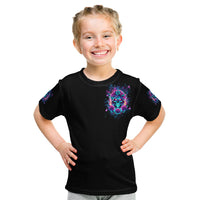 Rose Skull Kid T Shirt She Whispered Back Iam The Storm - Wonder Print Shop