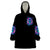 Rose Skull Wearable Blanket Hoodie She Whispered Back Iam The Storm - Wonder Print Shop