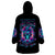 Rose Skull Wearable Blanket Hoodie She Whispered Back Iam The Storm - Wonder Print Shop