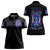 Rose Skull Women Polo Shirt She Whispered Back Iam The Storm - Wonder Print Shop