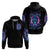 Rose Skull Zip Hoodie She Whispered Back Iam The Storm - Wonder Print Shop