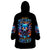 Wolf Skull Wearable Blanket Hoodie Your First Mistake Was Thinking I was One Of The Sheep - Wonder Print Shop