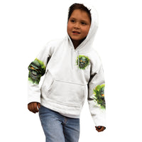 Flame Skull Kid Hoodie One Day Im Gonna Just Say Fuck It All - Wonder Print Shop