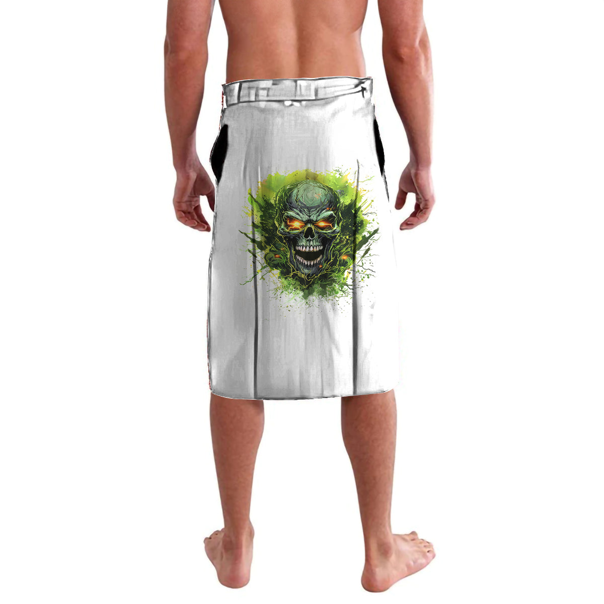 Flame Skull Lavalava One Day Im Gonna Just Say Fuck It All - Wonder Print Shop
