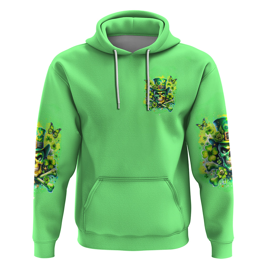 Irish Skull Hoodie I'm Not Anti Social I'm Just Not User Friendly - Wonder Print Shop