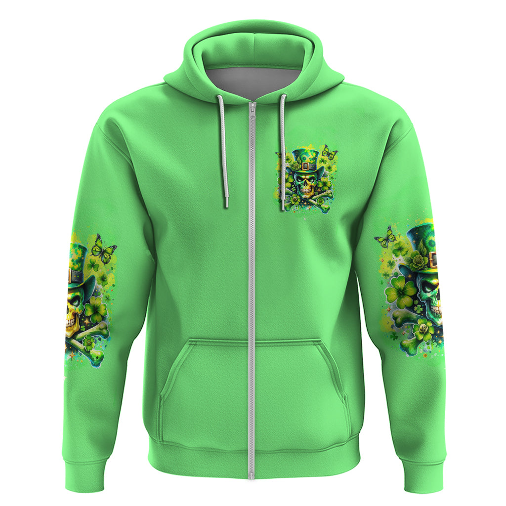 Irish Skull Hoodie I'm Not Anti Social I'm Just Not User Friendly - Wonder Print Shop