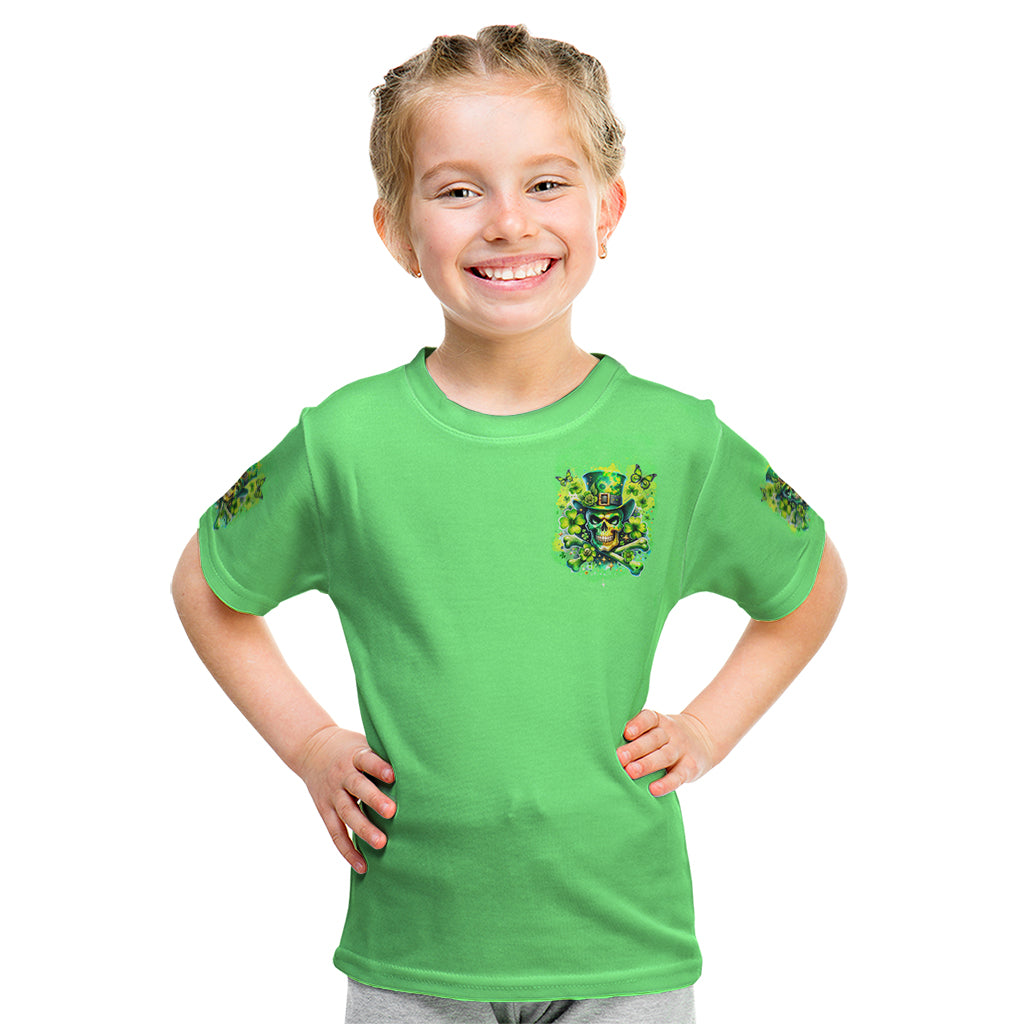 Irish Skull Kid T Shirt I'm Not Anti Social I'm Just Not User Friendly - Wonder Print Shop