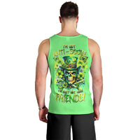 Irish Skull Men Tank Top I'm Not Anti Social I'm Just Not User Friendly - Wonder Print Shop