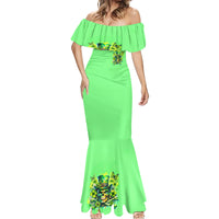 Irish Skull Mermaid Dress I'm Not Anti Social I'm Just Not User Friendly - Wonder Print Shop