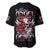 Devil Skull Baseball Jersey In Every Angel A Demon Hides And In Every Demon An Angel Strides - Wonder Print Shop
