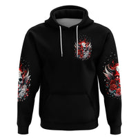 Devil Skull Hoodie In Every Angel A Demon Hides And In Every Demon An Angel Strides - Wonder Print Shop