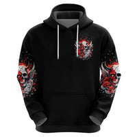 Devil Skull Hoodie In Every Angel A Demon Hides And In Every Demon An Angel Strides - Wonder Print Shop