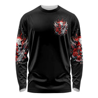 Devil Skull Long Sleeve Shirt In Every Angel A Demon Hides And In Every Demon An Angel Strides - Wonder Print Shop