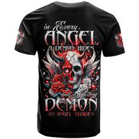 Devil Skull T Shirt In Every Angel A Demon Hides And In Every Demon An Angel Strides - Wonder Print Shop