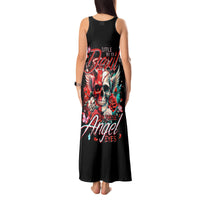Devil Skull Tank Maxi Dress Little Bit Of Devil In These Angel eyes - Wonder Print Shop