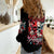 Devil Skull Women Casual Shirt Little Bit Of Devil In These Angel eyes - Wonder Print Shop
