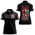 Devil Skull Women Polo Shirt Little Bit Of Devil In These Angel eyes - Wonder Print Shop