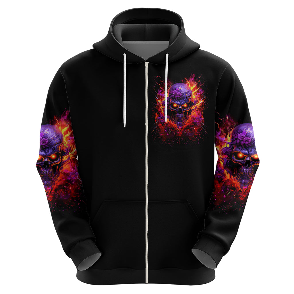Flame Skull Hoodie Judge Me When You Reperfect Otherwise Shut Up - Wonder Print Shop