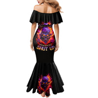 Flame Skull Mermaid Dress Judge Me When You Reperfect Otherwise Shut Up - Wonder Print Shop