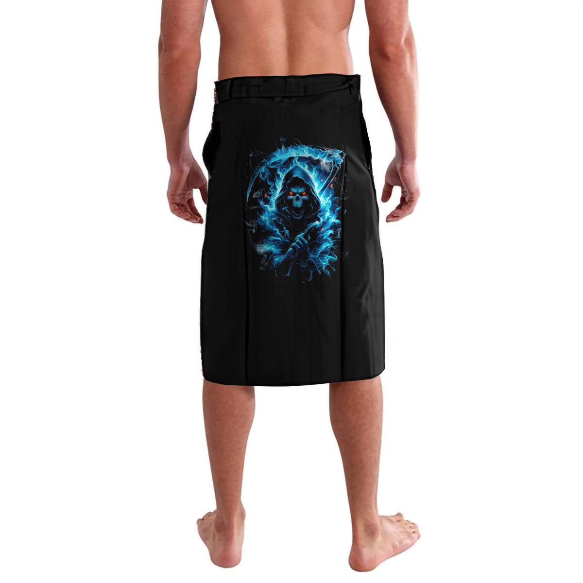 Skull Reaper Lavalava I Can't Go To Hell The Devil Still Has A Restraining Order Against Me - Wonder Print Shop