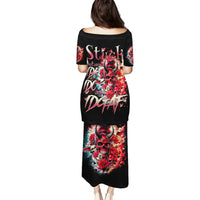 Devil Skull Puletasi Stuck Between IDK IDC and IDGAF - Wonder Print Shop