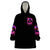 Rose Skull Wearable Blanket Hoodie Beasuty In Beast Mode - Wonder Print Shop