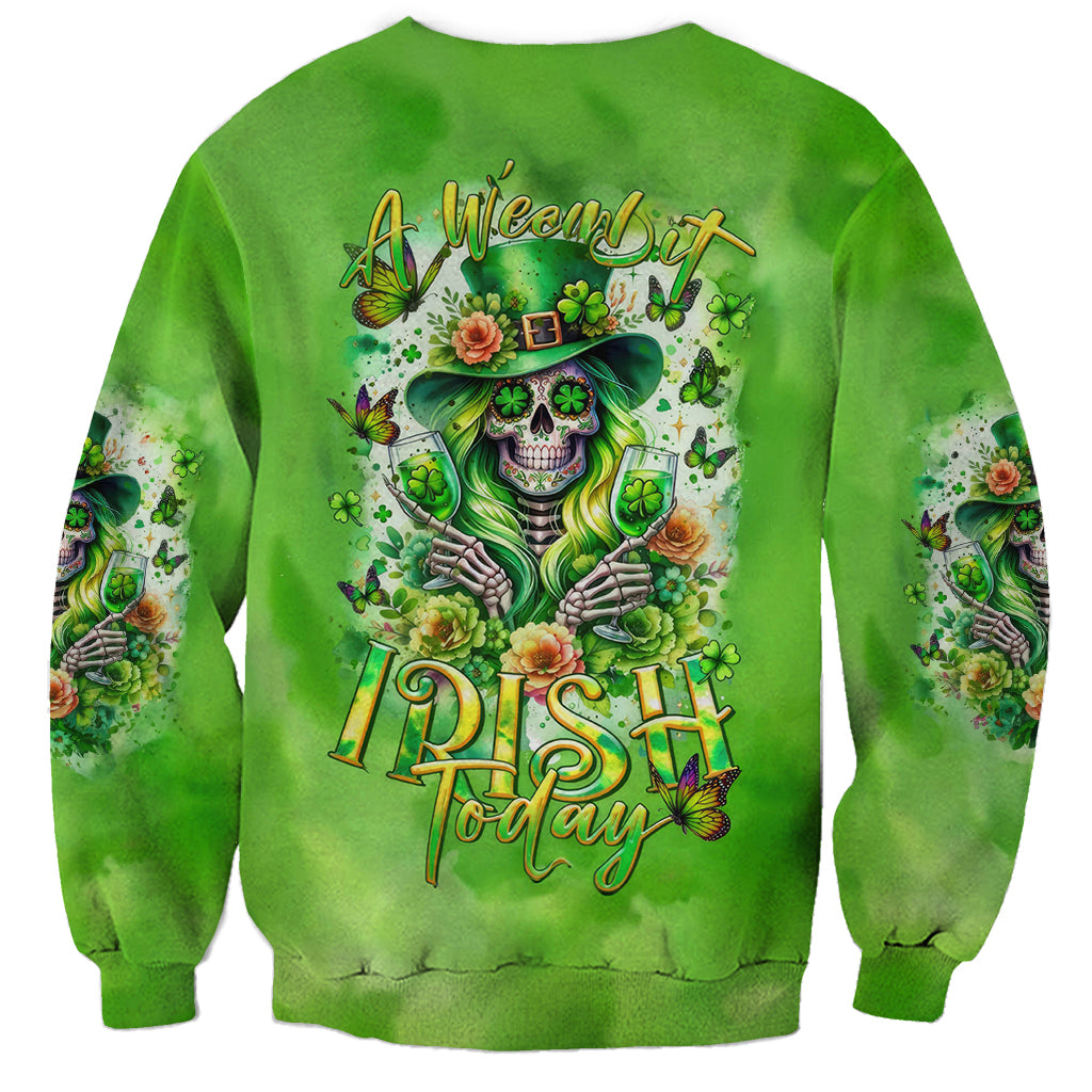 Irish Skull Sweatshirt Irish Today - Wonder Print Shop