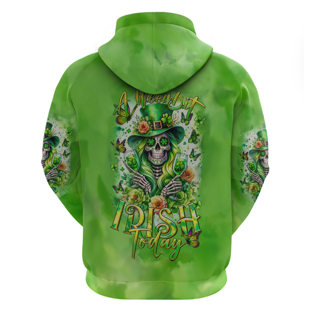 Irish Skull Zip Hoodie Irish Today - Wonder Print Shop