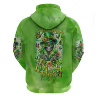 Irish Skull Zip Hoodie Irish Today - Wonder Print Shop