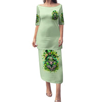 Irish Skull Family Matching Puletasi and Hawaiian Shirt Drink Up Bitches - Wonder Print Shop