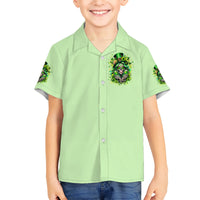 Irish Skull Hawaiian Shirt Drink Up Bitches - Wonder Print Shop