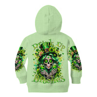 Irish Skull Kid Hoodie Drink Up Bitches - Wonder Print Shop