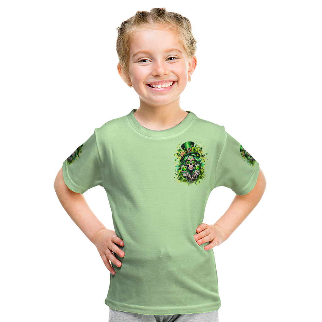 Irish Skull Kid T Shirt Drink Up Bitches - Wonder Print Shop