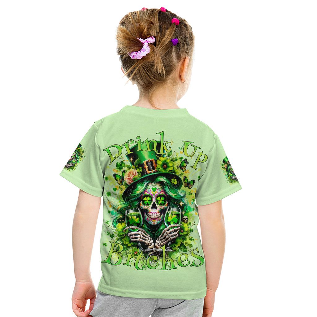 Irish Skull Kid T Shirt Drink Up Bitches - Wonder Print Shop