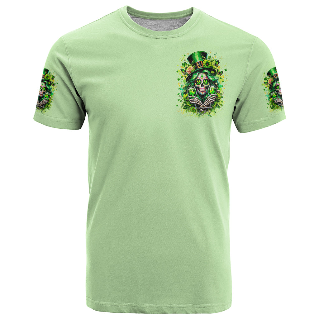 Irish Skull T Shirt Drink Up Bitches - Wonder Print Shop