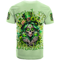 Irish Skull T Shirt Drink Up Bitches - Wonder Print Shop
