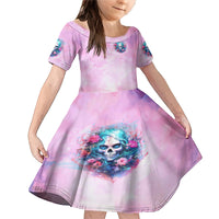 Rose Skull Family Matching Mermaid Dress and Hawaiian Shirt Bullshit So The Bitch In Me Come Out To Play - Wonder Print Shop