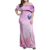 Rose Skull Family Matching Off Shoulder Maxi Dress and Hawaiian Shirt Bullshit So The Bitch In Me Come Out To Play - Wonder Print Shop