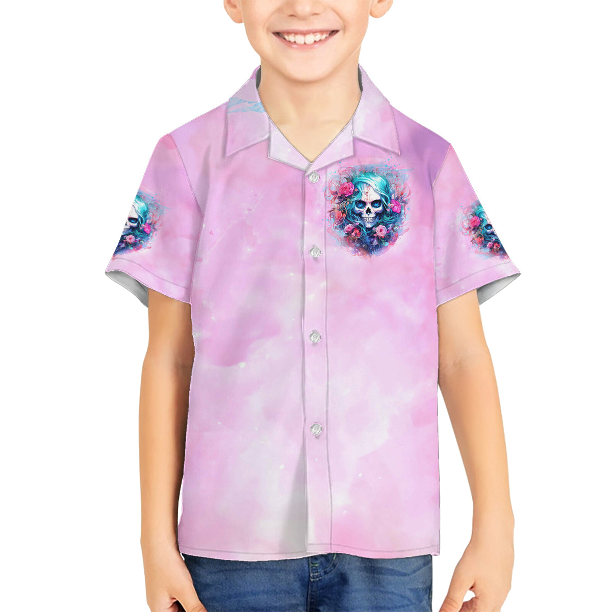 Rose Skull Family Matching Puletasi and Hawaiian Shirt Bullshit So The Bitch In Me Come Out To Play - Wonder Print Shop