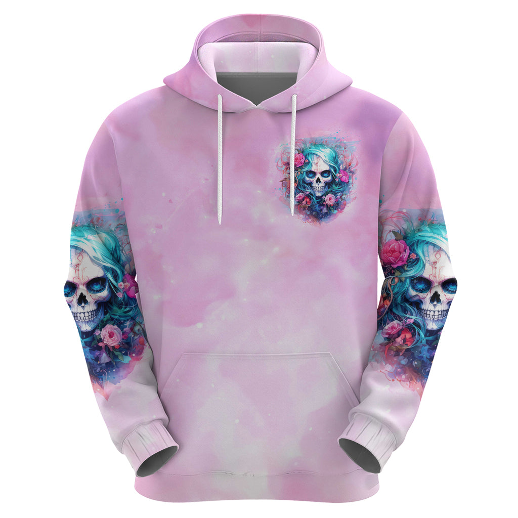 Rose Skull Hoodie Bullshit So The Bitch In Me Come Out To Play - Wonder Print Shop