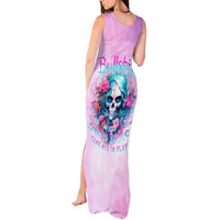 Rose Skull Tank Maxi Dress Bullshit So The Bitch In Me Come Out To Play - Wonder Print Shop